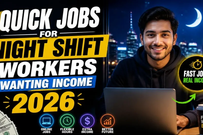 Quick Jobs for Night Shift Workers Wanting Income 2026